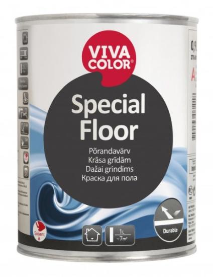 Prekės „Dažai blizgūs grindims VIVACOLOR SPECIAL FLOOR A 2,7 l“ paveikslėlis