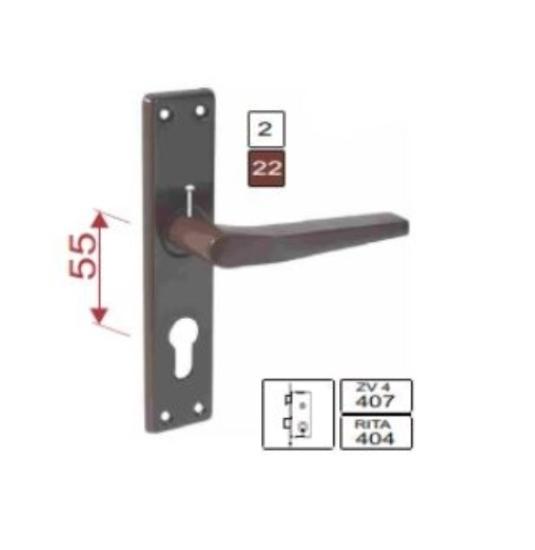 Prekės „Rankena durų 55 mm ruda 34801/22“ paveikslėlis