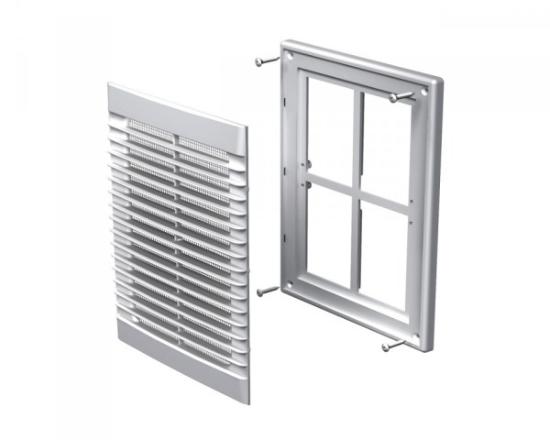 Prekės „Grotelės ventiliacinės plastikinės 180 x 250 mm MV126S Vents“ paveikslėlis