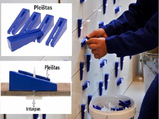 Prekės „Pleištas plytelėms 20 x 84 mm Easytiler“ paveikslėlis