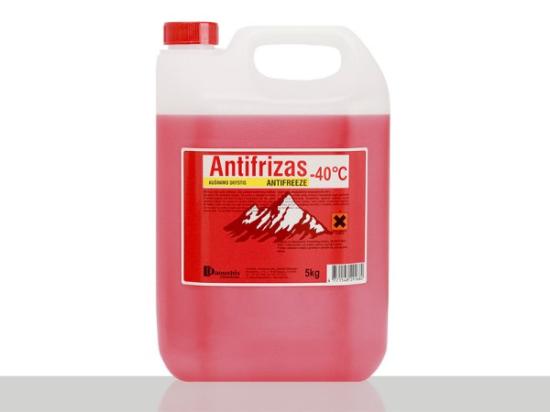 Prekės „Antifrizas aušinimo skystis raudonas 5 kg Danushis Chemicals“ paveikslėlis