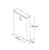 Prekės „Dėžutė pašto PD955 antracito spalvos 355x240x50 mm“ paveikslėlis