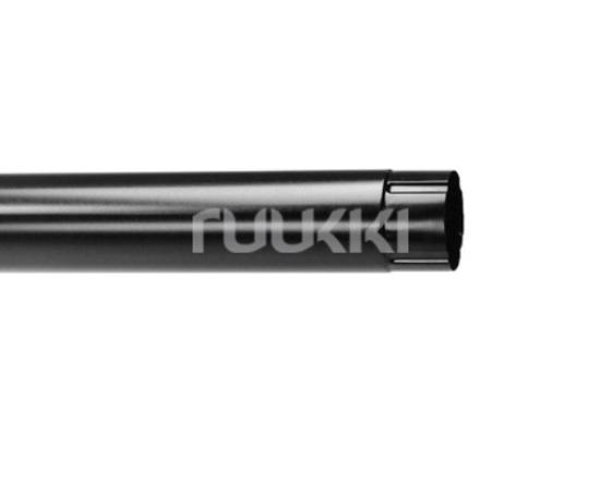Prekės „Lietvamzdis RUUKKI, 90 mm 2.5 m, RR23 tamsiai pilkas“ paveikslėlis