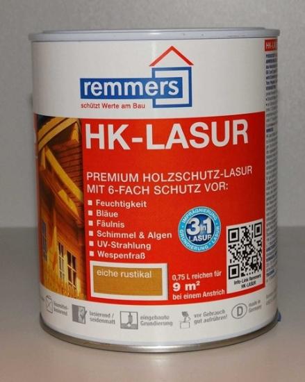 Prekės „Impregnantas medienai HK-LASUR EICHE RUSTIK 750 ml“ paveikslėlis