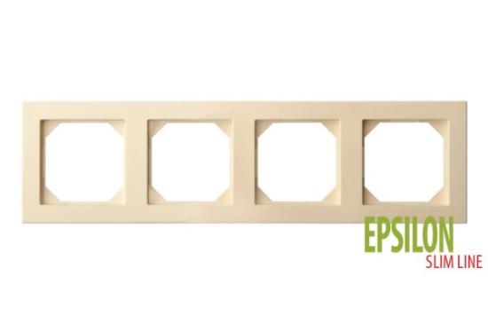 Prekės „Rėmelis 4 vietų K14-145-04 Epsilon smėlio spalvos SlimLine Liregus“ paveikslėlis