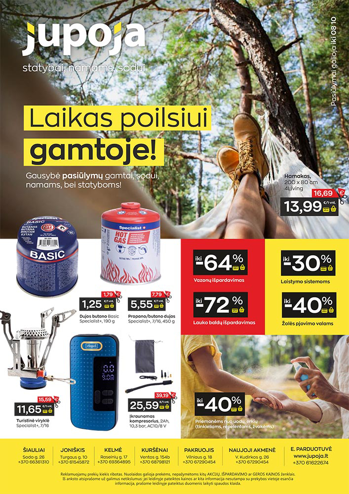 JUPOJA pasiūlymų leidinys Nr. 1, 2026 SAUSIS